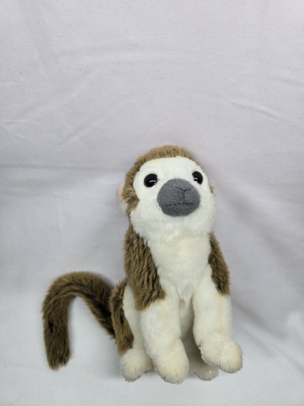 Squirrel Monkey WWF 7”  Brown/white Stuffed Plush Animal